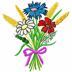 Flowers Embroidery Design 9